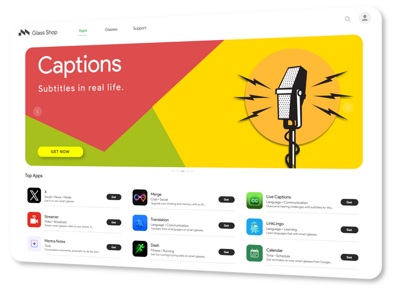 MentraOS: The Smart Glasses Operating System